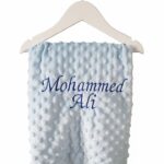 Blue Baby Boy Blanket (Personalised)
