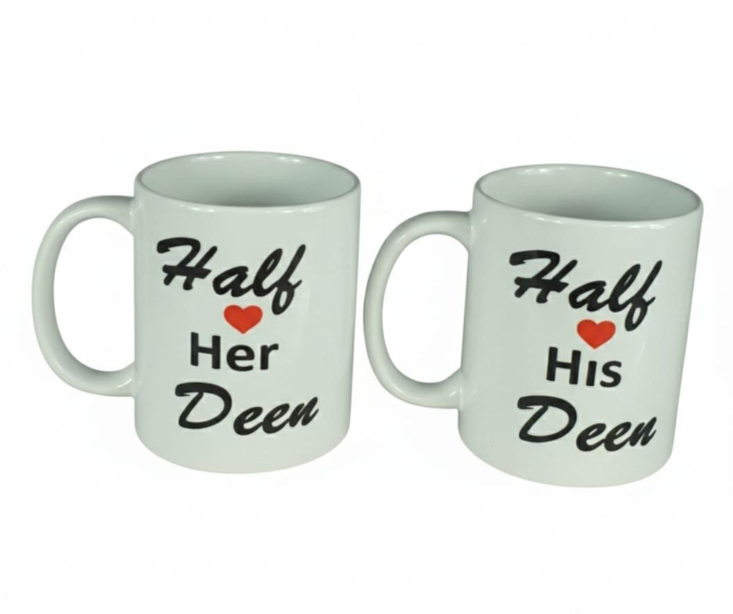 Her Deen Mugs Half His/Her Deen Mugs 11oz - Image 1