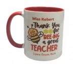Teacher Mug - Thankyou For Helping Me Grow 11oz - Image 2